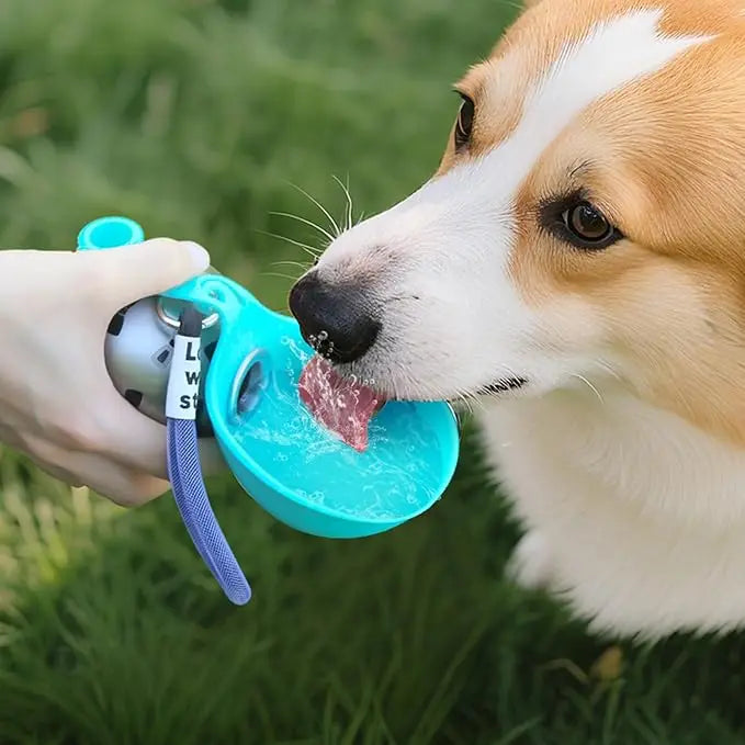 Botella de agua para mascotas - cierre hermético antigoteo