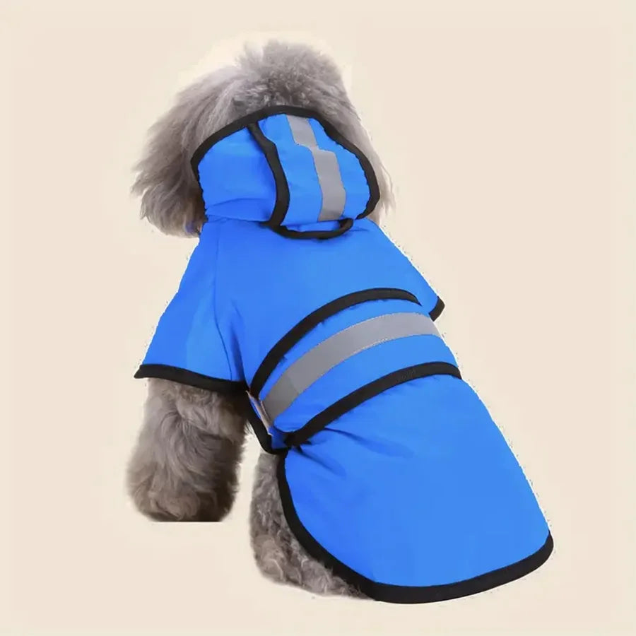Impermeable para perros - vista trasera
