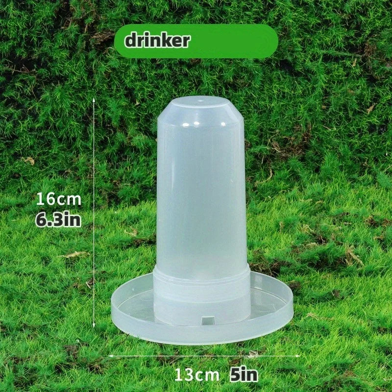 Comedero y bebedero automático para pájaros y loros