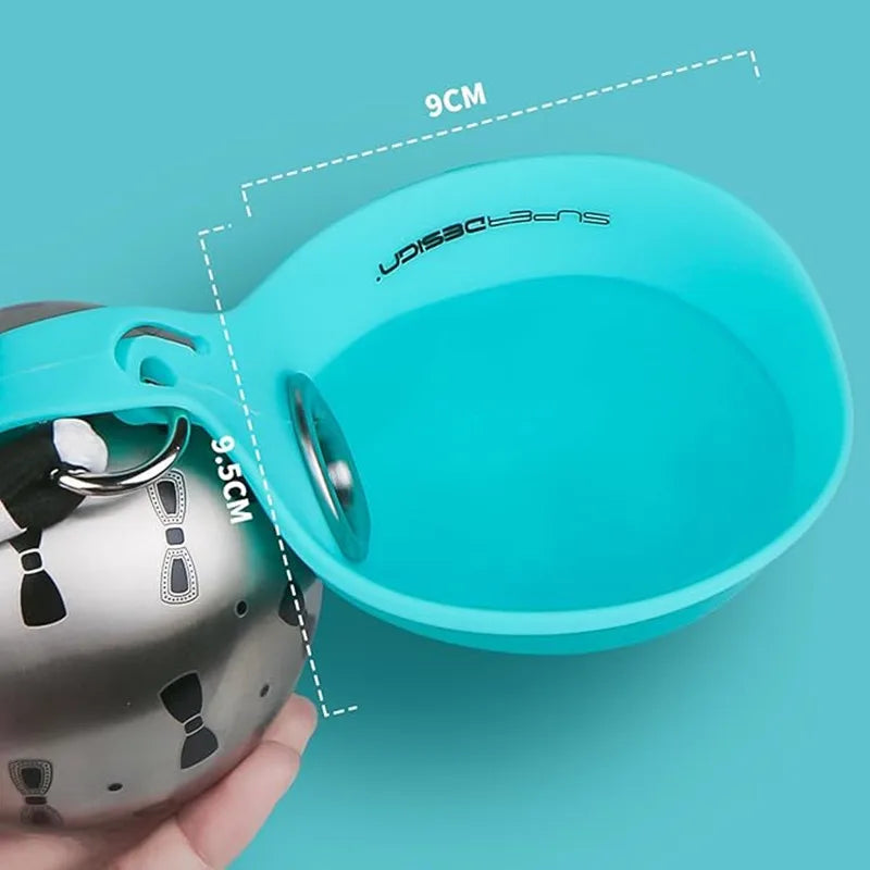 Botella de agua para mascotas - cordón de transporte