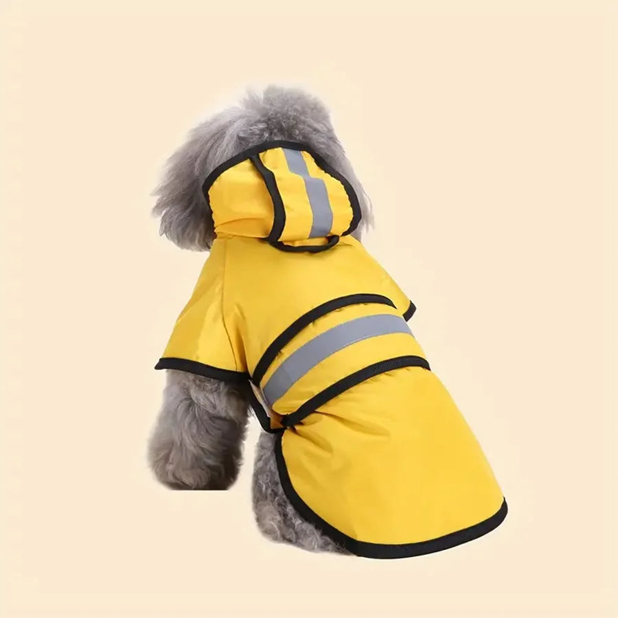 Impermeable para perros - color amarillo