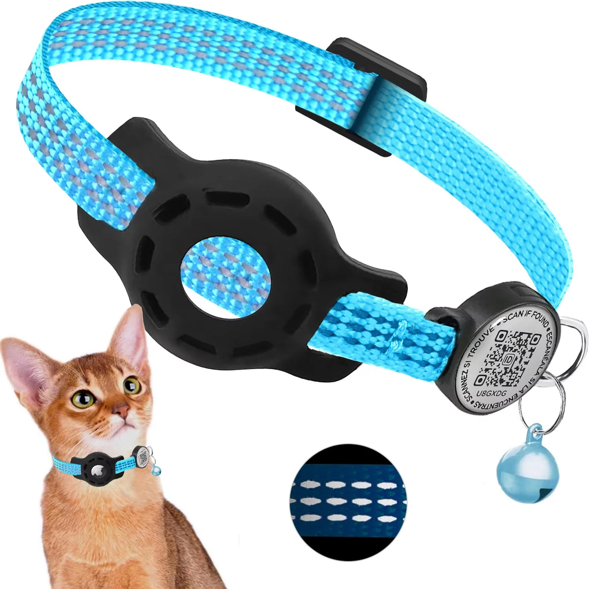 Collar para gatos - material nailon